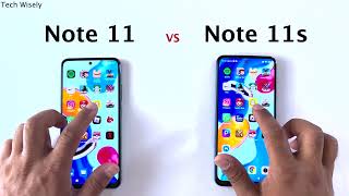 Xiaomi Redmi Note 11 vs Note 11s  SPEED TEST [upl. by Follmer]