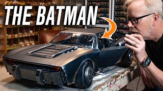 Adam Savage Unboxes The Batmobile from The Batman 2022 [upl. by Tadich]