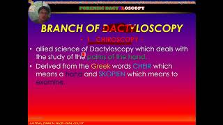 DACTYLOSCOPY 2 [upl. by Call]