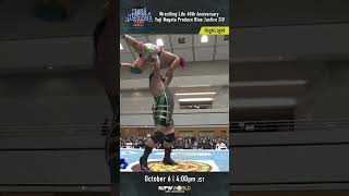 新日本プロレス『Wrestling Life 40周年 永田裕志 Produce Blue Justice XIV ～青義秋苑～』106 ハイライト shorts [upl. by Schroder]