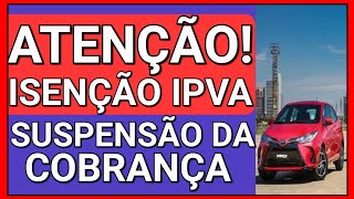 🔴ISENÇÃO DE IPVA PCD SUSPENSÃO DE COBRANÇA  RECURSO ENTENDA [upl. by Ran612]