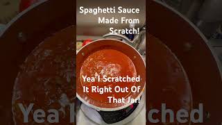 Spaghetti Sauce Made From Scratch I Scratched It Straight Outta That JarGodcookingfoodfoodie [upl. by Keese921]