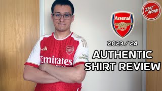 Arsenal  202324 Authentic Home Shirt Review [upl. by Halsey]