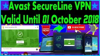 License Avast SecureLine VPN Aktif Sampai 01 Oktober 2018 Secara GRATIS 2RIS1PRO [upl. by Thorman911]