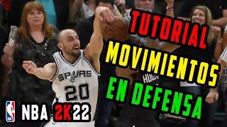 NBA 2K22  Tutorial Movimientos en Defensa  Puntear tiros defensas en zona y más  Español [upl. by Halak]