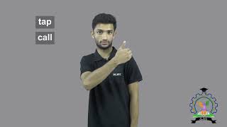 quotTapquot quotCallquot  Indian Sign Language Tutorial  How to Sign [upl. by Okiron509]