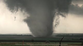 INCREDIBLE Langley Kansas EF4 tornado [upl. by Baseler]