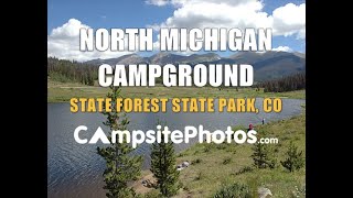 North Michigan Campground State Forest State Park Colorado [upl. by Iggep]