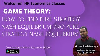 How to Find Pure Strategy Nash Equilibrium  No Pure Strategy Nash Equilibrium [upl. by Spiegel896]