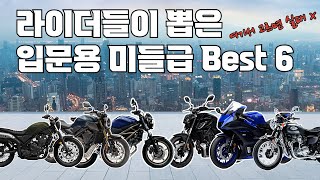 입문용 미들급 바이크 Best 6 추천 [upl. by Notnyw175]