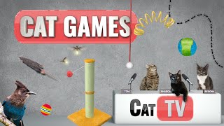 Cat Games  Ultimate Cat TV Compilation Vol 4  🐱 [upl. by Enaht]