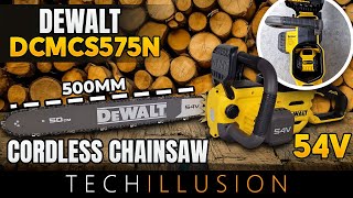 🔥THE MOST POWERFUL 4HP cordless chainsaw from DEWALT😱  DeWalt DCMCS575N  Review amp Test [upl. by Krefetz]