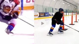 McDavid Side by Side Comparison  Skater Slalom [upl. by Moira]