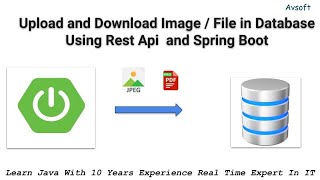 Spring boot  Upload and Download image or file using Rest API and spring boot [upl. by Nessim]