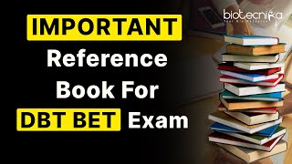 DBT BET Exam Reference Books  Complete List  UNIT Wise DBT Exam Books List [upl. by Asum]