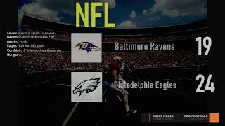 Baltimore Ravens vs Philadelphia Eagles [upl. by Notloc]