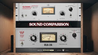 UAD LA2A vs WAVES CLA2A Compressor [upl. by Nevet]