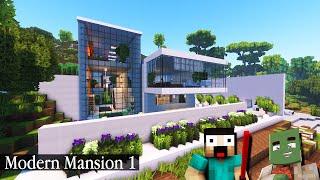 Minecraft Inspiration Series 2024 w Keralis  Modern Mansion 1 [upl. by Trebla]