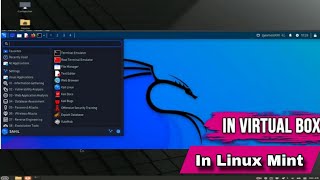 How to install Kali Linux In virtual box  Install kali linux in linux mint [upl. by Etnohc]