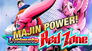 MAJIN POWER MISSION NO ITEM RUN COMPLETE MAJIN BUU SAGA RED ZONE DBZ Dokkan Battle [upl. by Niuqram187]