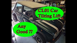 CJ Autos CL01 Tilting Car Lift Set Up and Review [upl. by Sirromaj]