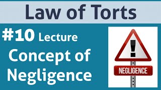 Law of Torts Concept of Negligence 14 [upl. by Aleuqahs]