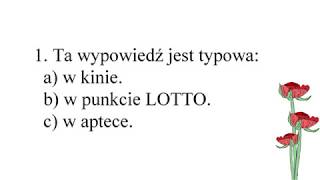 Przykładowy egzamin z języka polskiego ćwiczenie 1 poziom B1 [upl. by Eleira]