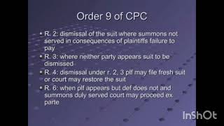 APPEARANCE AND NONAPPEARANCE OF PARTIES IN TAMIL ORDER9 RULE 114 CPC [upl. by Husein]