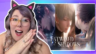 KISSING 2D BOYS  【LOVE AND DEEPSPACE】 Entwined Shadows Trailer Reaction  Zamber Reacts [upl. by Mraz]