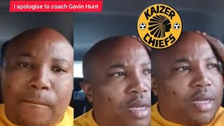 Kabelo GPI apologise to Gavin Hunt [upl. by Pryce]