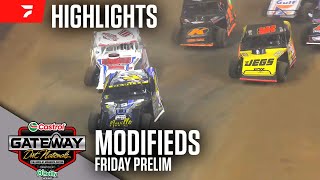 Friday Modified Prelim  Castrol Gateway Dirt Nationals 12624  Highlights [upl. by Editha189]