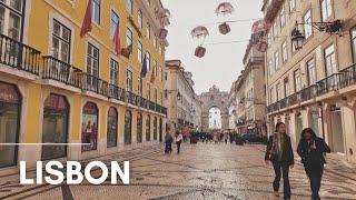 A November Weekend Walk in Lisbon PORTUGAL 🇵🇹 [upl. by Kingston579]