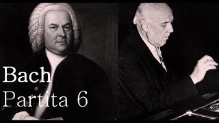 JS Bach Partita No 6 in E Minor BWV830  Walter Gieseking  1934 [upl. by Streetman]