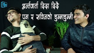 Cute Pug interrupts Interview Sabin Karki Beest got attacked Funny Video Viral Video [upl. by Ahsieat]