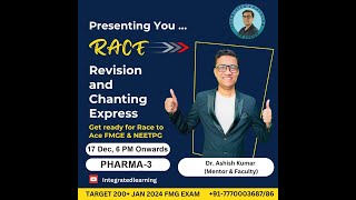 PHARMA RACE Session PART 3 BY DR ASHISH [upl. by Drallim]