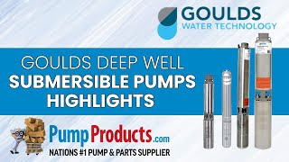 Goulds Deep Well Submersible Pumps Product Highlight [upl. by Neyut872]