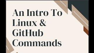 Intro to Linux Commands Git amp GitHub  PLP PLD 01 [upl. by Julienne]