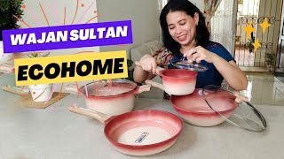 WAJAN SULTAN ECOHOME BUKAN TEFLON TAPI ANTI LENGKET [upl. by Dell]