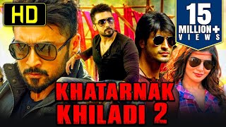 Khatarnak Khiladi 2 Anjaan  Suriyas Action Hindi Dubbed HD Movie  Samantha Vidyut Jammwal [upl. by Kaslik]