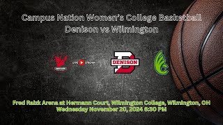 Womens College Basketball  Denison vs Wilmington  11202024 [upl. by Tommi652]