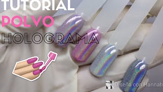 Tutorial🌌Efecto HOLOGRAMA  🌌 Polvo [upl. by Nylatsirhc691]