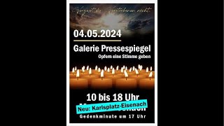 Galerie Pressespiegel in Eisenach am 040524 [upl. by Margherita]