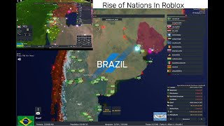 Playing Rise Of Nations In Roblox Playing as Brazil [upl. by Martz]