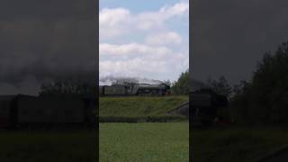 FLYING SCOTSMAN POWERS PAST steamtrain train shortsvideo shorts [upl. by Enivid]