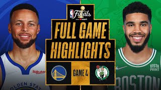 WARRIORS at CELTICS  FULL GAME 4 NBA FINALS HIGHLIGHTS  June 10 2022 [upl. by Onailil]