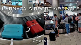 Larnaca Airport Arrivals Airside amp Landside  September 2023 [upl. by Hands]