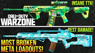 WARZONE Top 5 MOST BROKEN LOADOUTS You NEED To Use WARZONE META Weapons [upl. by Jeffie122]