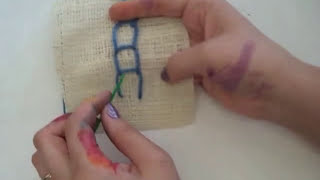 Square Chain Stitch Tutorial [upl. by Niltiac]