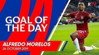 GOAL OF THE DAY  Alfredo Morelos v Porto [upl. by Onibas372]