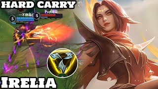 Wild Rift Irelia  Top 4 Irelia Hard Carry Gameplay Rank Challenger [upl. by Lotz668]